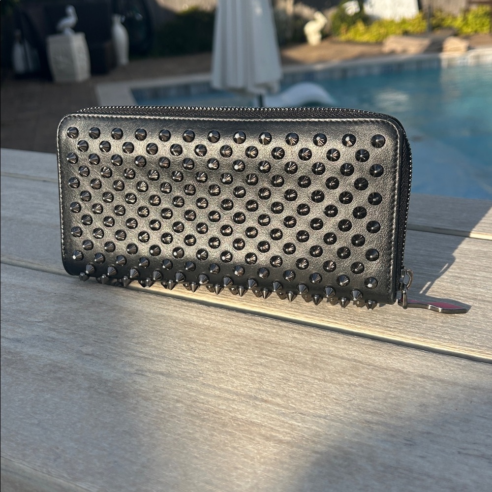 Christian Louboutin Panettone Zip Around Wallet - Picture 1 of 7